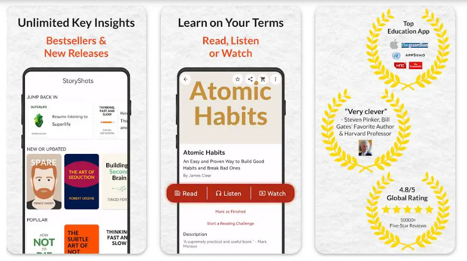 Top Blinkist Alternatives 4