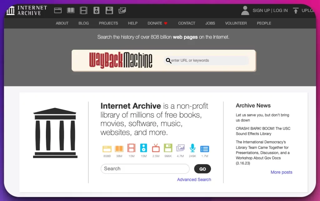 Best Wayback Machine Alternatives new