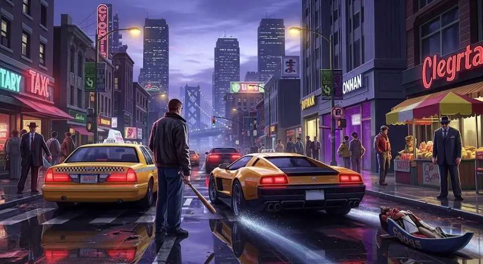 GTA Games in Order GTA III gameplay