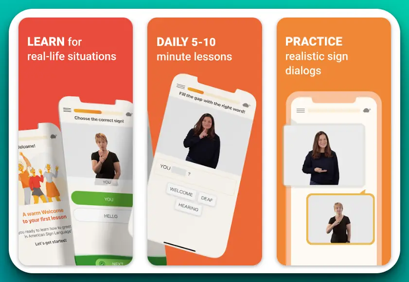 sign language learn app