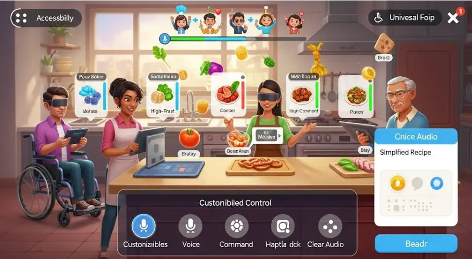 Accessibility in Cooking Games