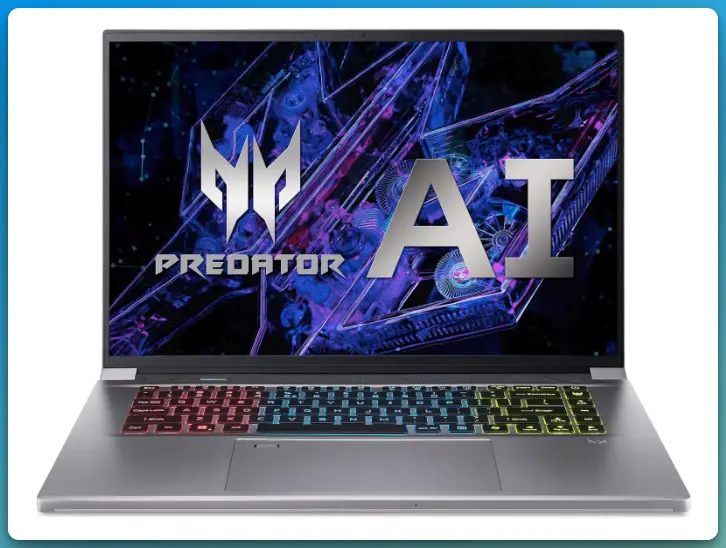 Acer Predator Triton Neo 16 with triple-fan cooling for affordable best cooling laptops
