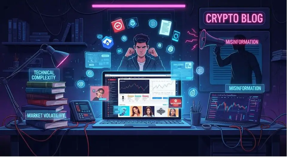 Challenges in the Cryptocurrency Blog Space