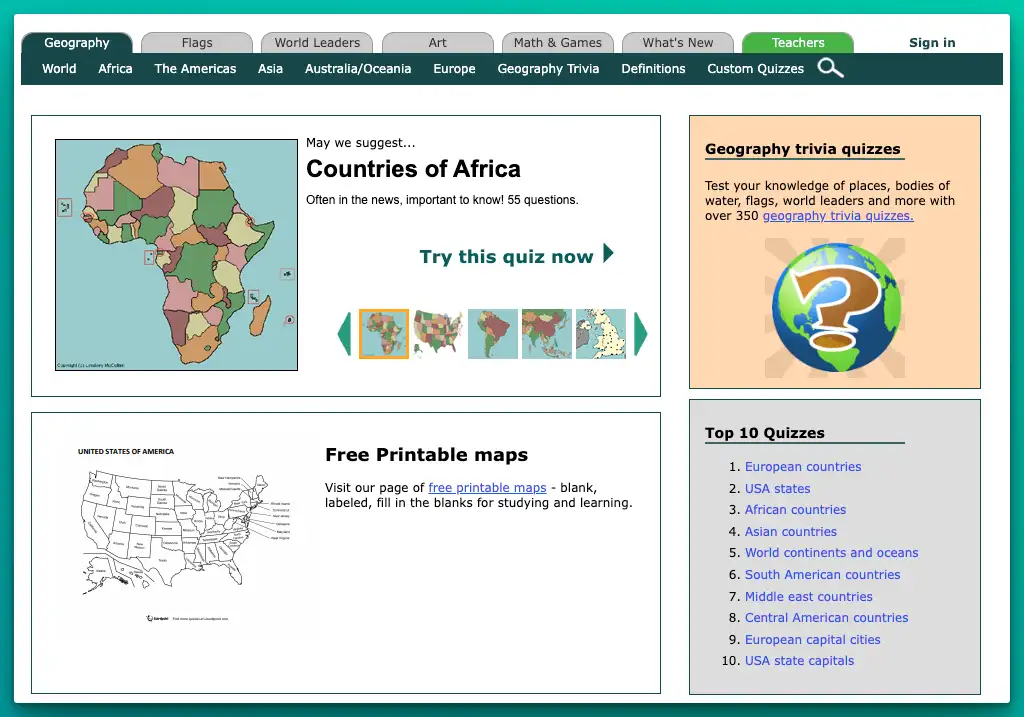 best Online Geography Games 8