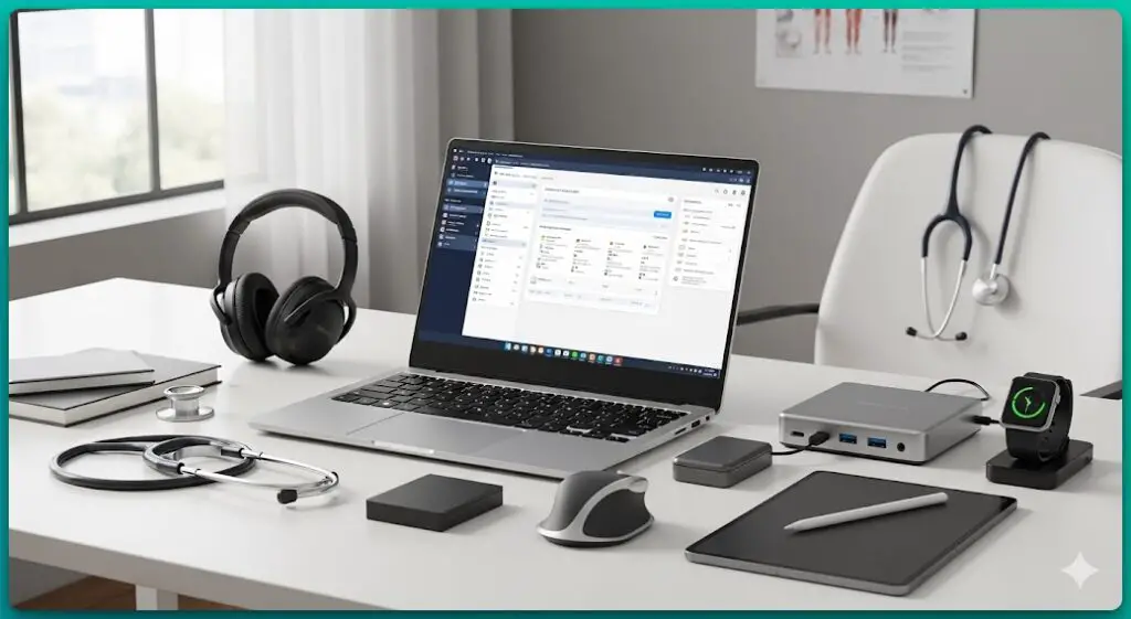 Essential Accessories and Software to Pair with the Best Laptops for Doctors