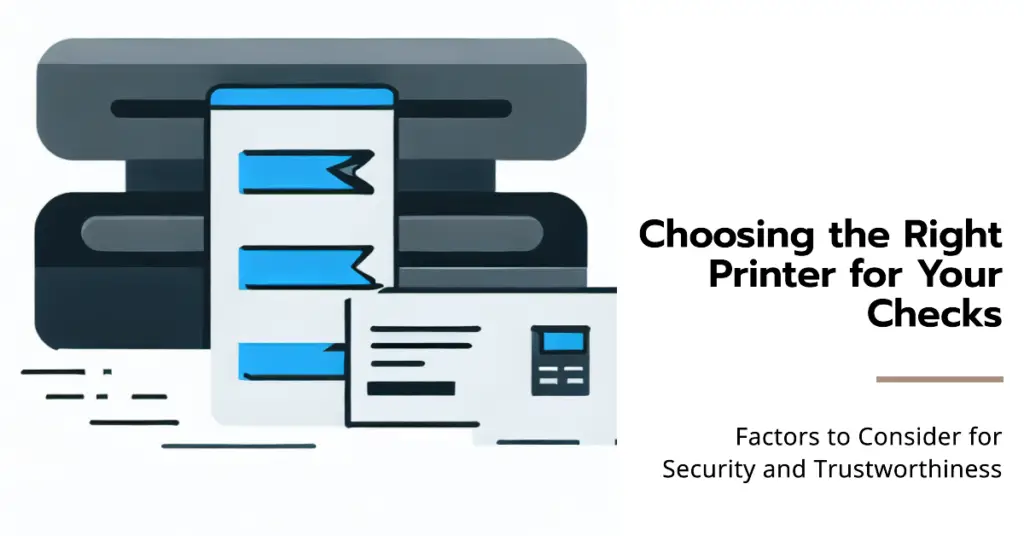 Factors To Consider When Choosing a Printer for Checks (1)