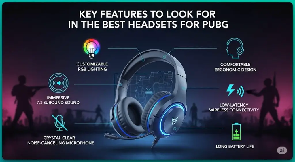 Key Features to Look for in the Best Headsets for PUBG