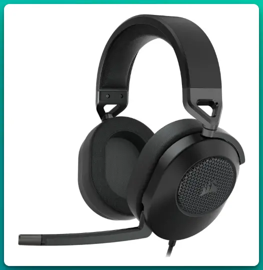Image of Corsair HS65 with a PUBG casual match screenshot, highlighting affordability