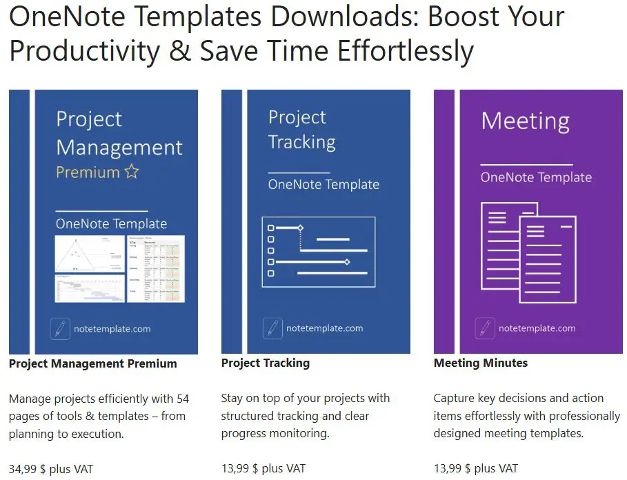 Best OneNote Templates 6