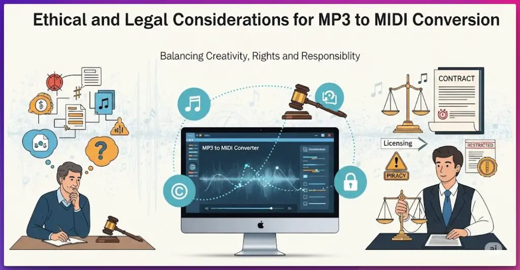 Ethical and Legal Considerations for MP3 to MIDI Conversion