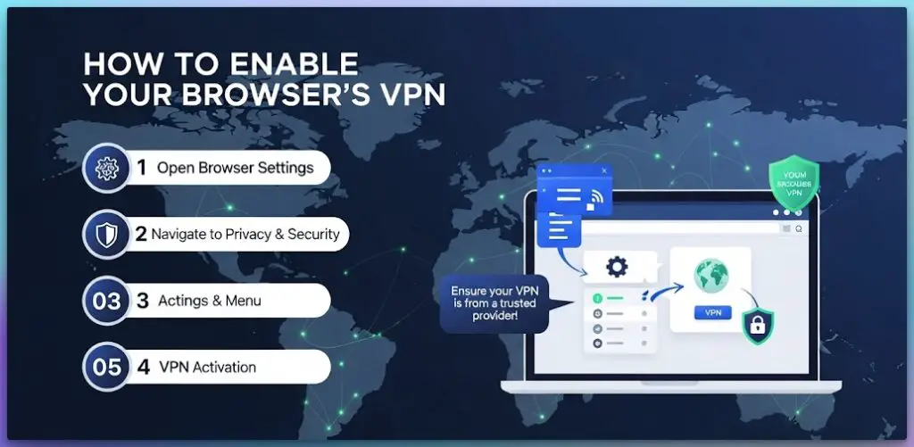 How to Enable Your Browser’s VPN