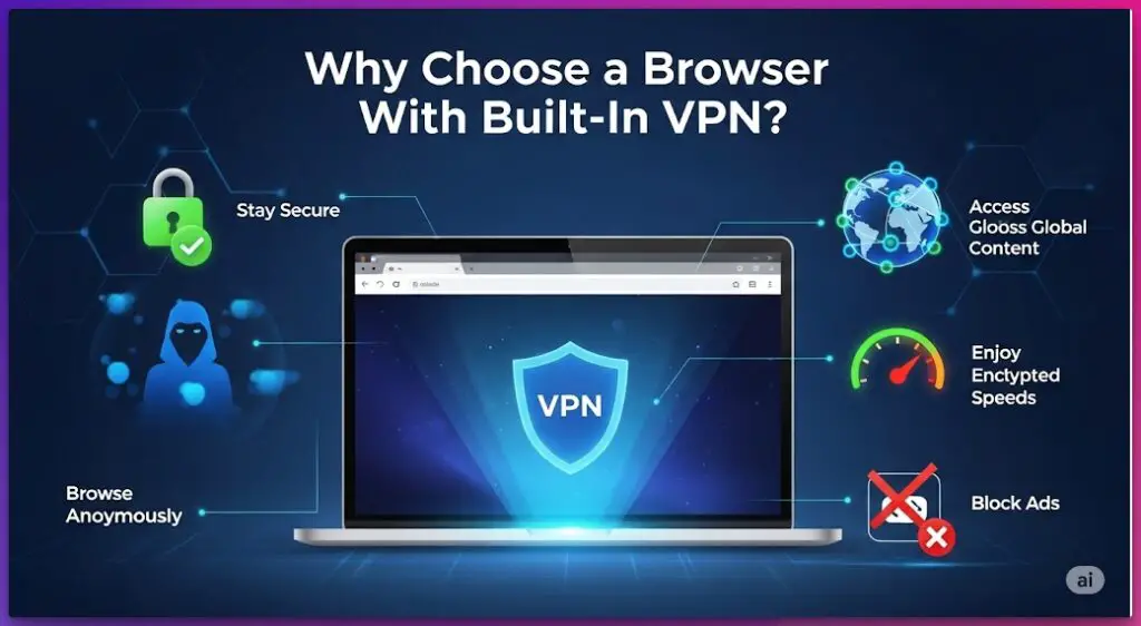 Why Choose a Browser With Built-In VPN