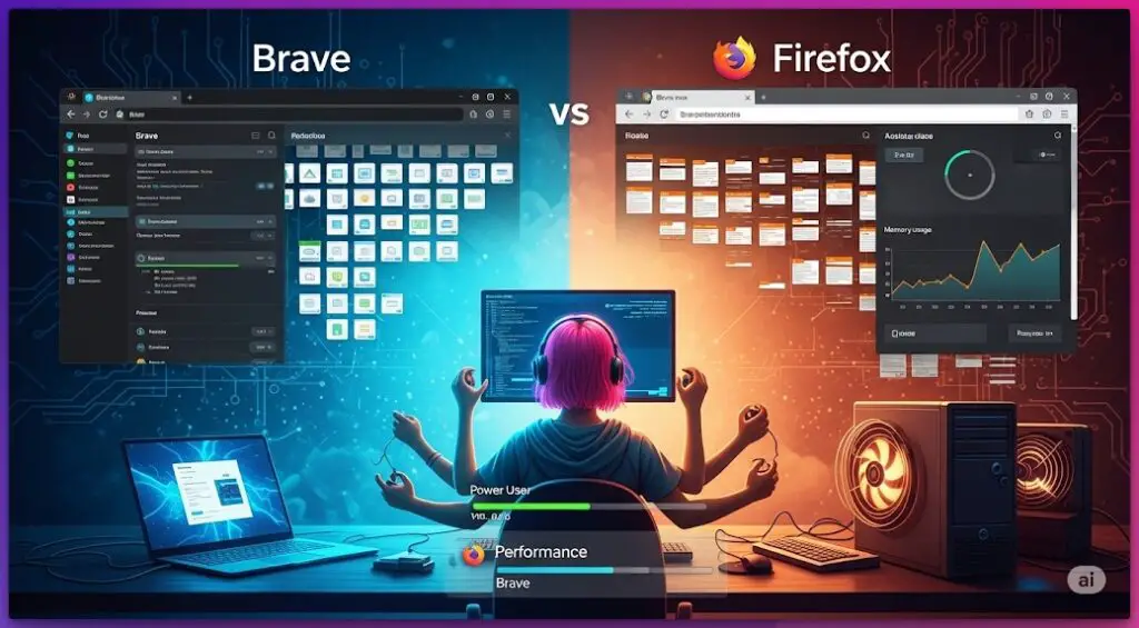 Brave vs Firefox performance