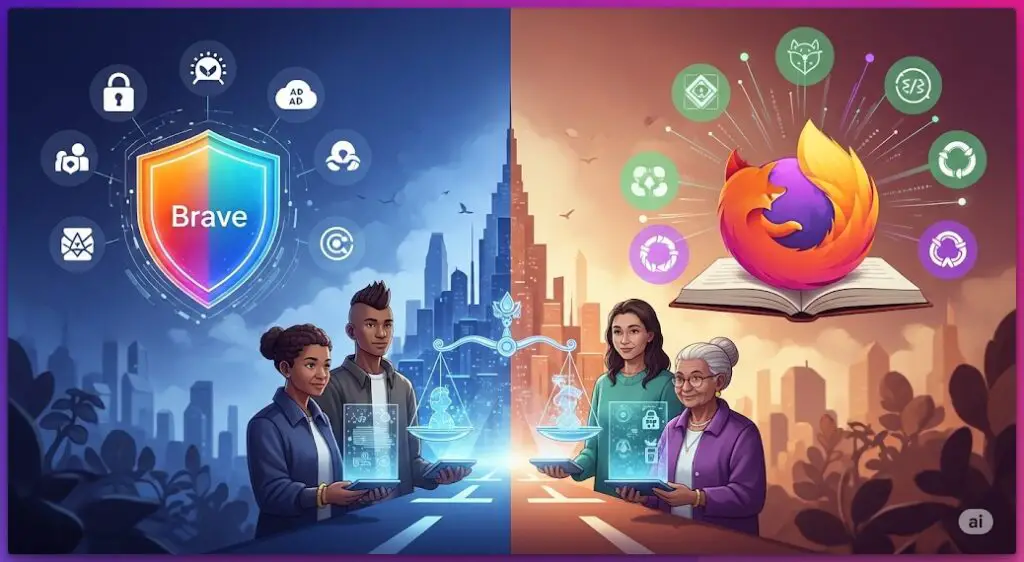 Ethical and Social Impact of Choosing Brave or Firefox