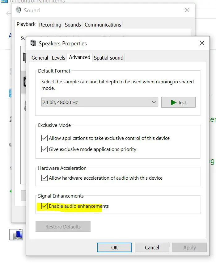 Fixes for Windows Audio Device Graph Isolation