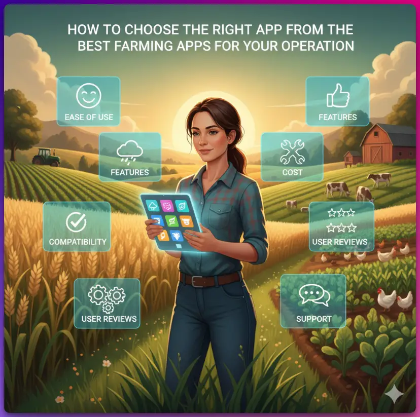 How to Choose the Right App from the Best Farming Apps for Your Operation