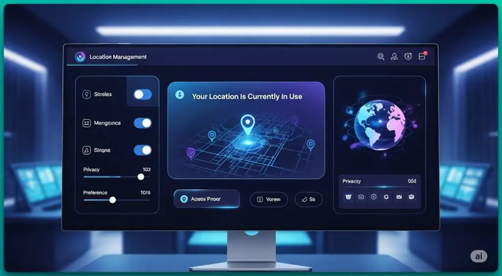 Managing Your Location Is Currently In Use