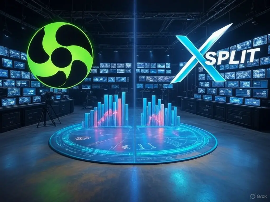 Real Streamers on OBS vs XSplit