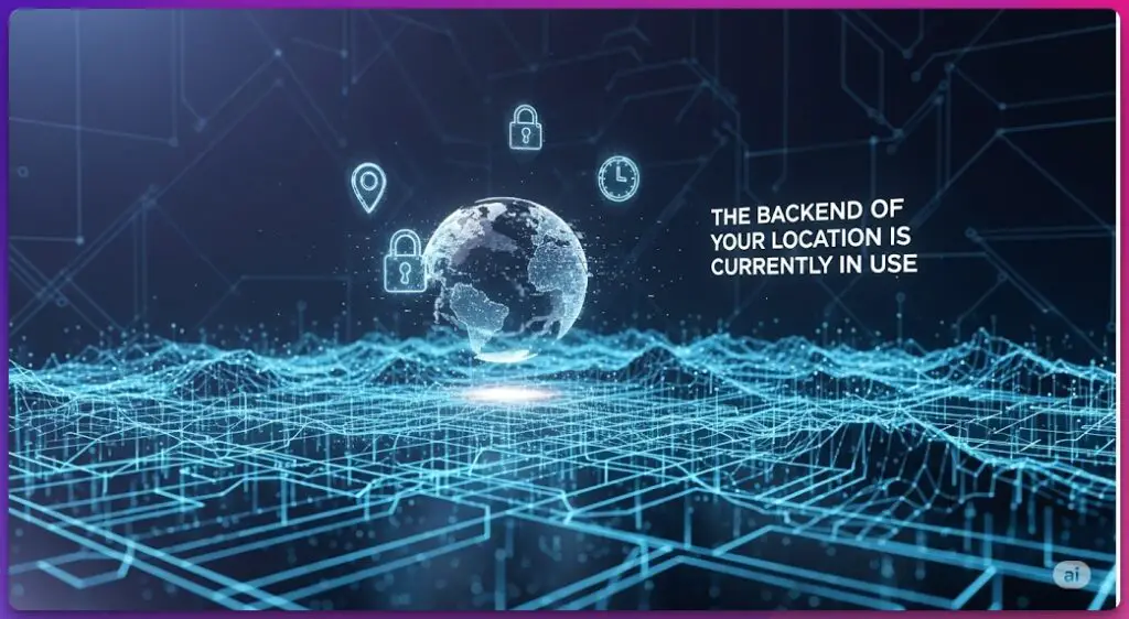 The Backend of Your Location Is Currently In Use