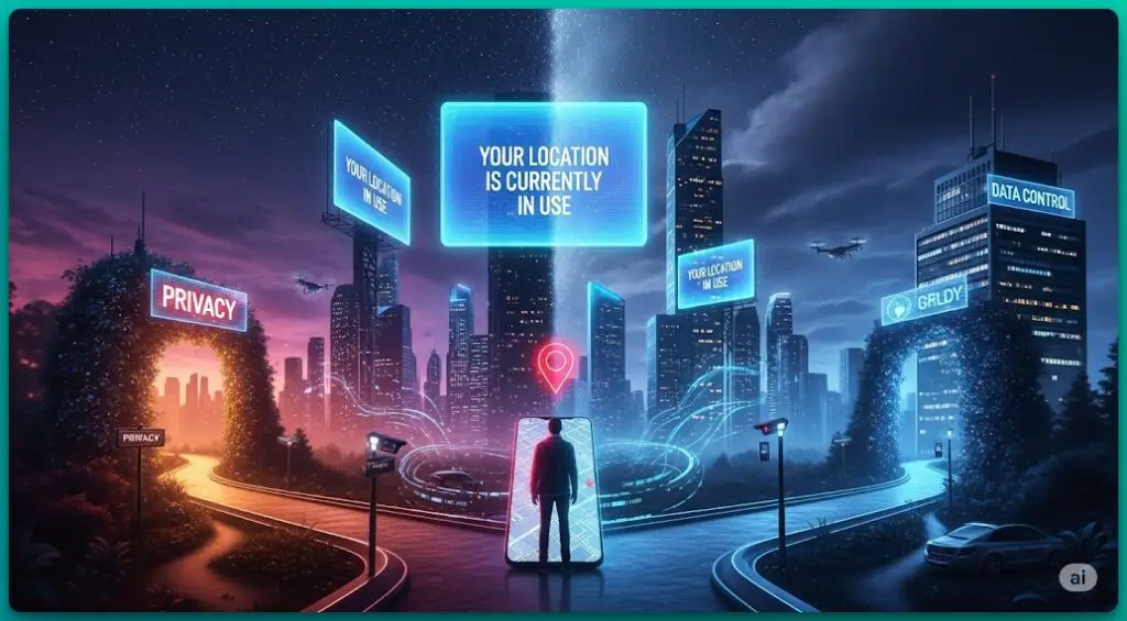 The Moral Dilemma of Your Location Is Currently In Use