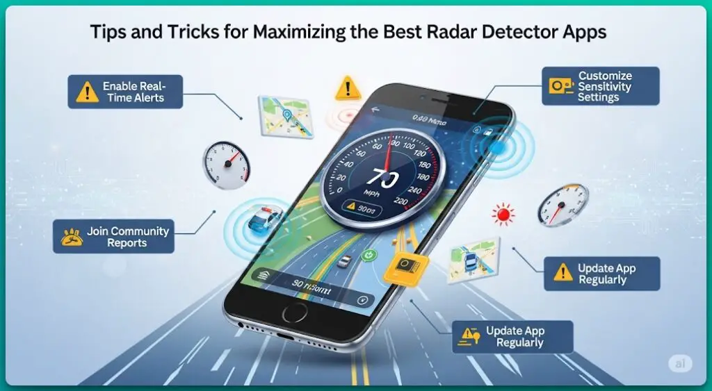 Tips and Tricks for Maximizing the Best Radar Detector Apps