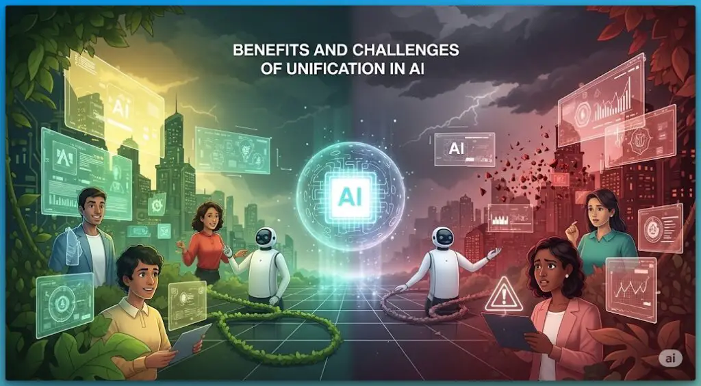 Benefits and Challenges of Unification in AI