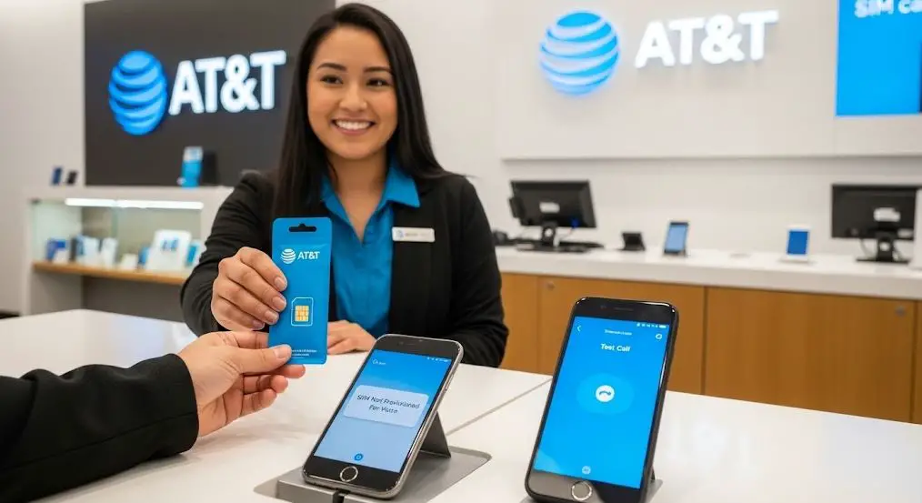 Replacing SIM at carrier store to fix SIM Not Provisioned For Voice error.