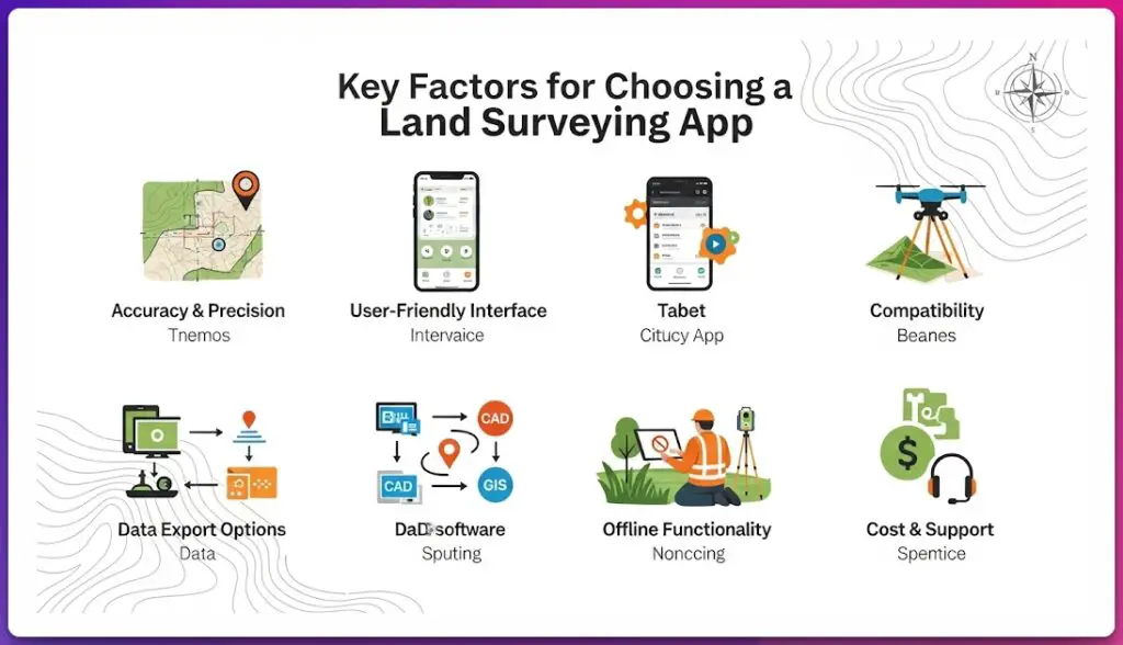 Key Factors to Consider When Choosing a Land Surveying App