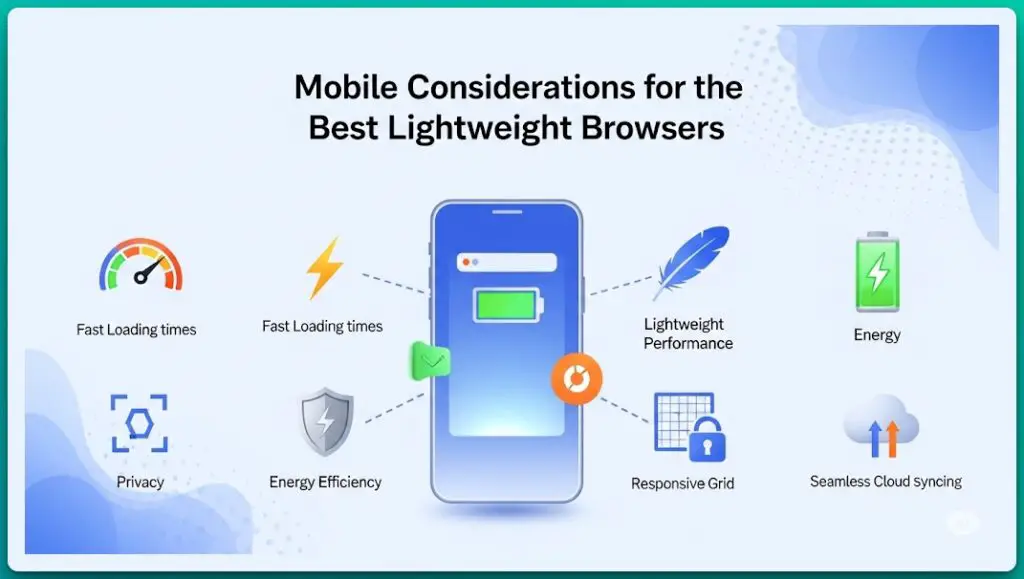 Mobile Considerations for the Best Lightweight Browsers