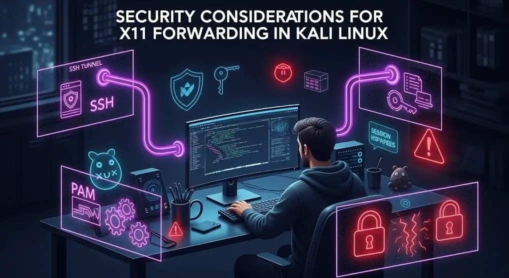 Security Considerations for X11 Forwarding in Kali Linux