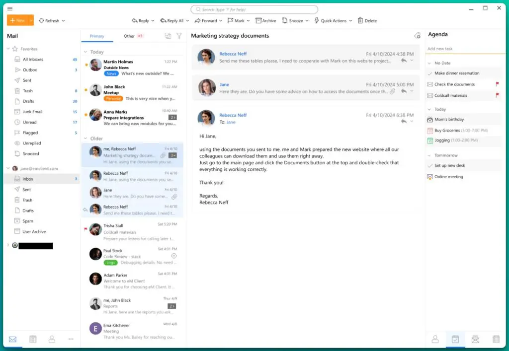 The Versatile Thunderbird Alternative with Pro-Grade Tools