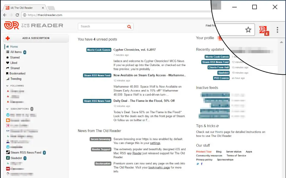 Top Feedly Alternatives 4