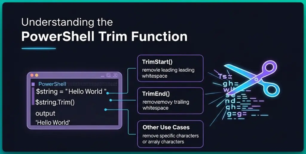 Understanding the PowerShell Trim Function