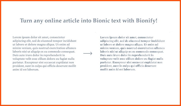 Bionic Reading Method Tools 1