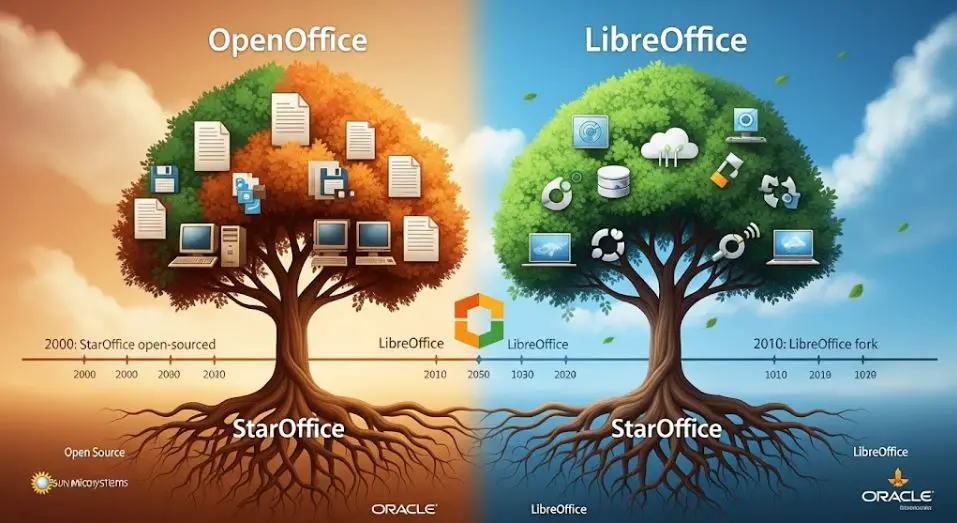 The Roots of LibreOffice vs OpenOffice