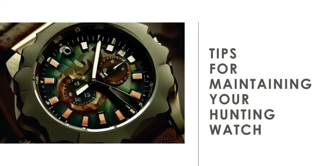 Tips For Maintaining Your Hunting Watch