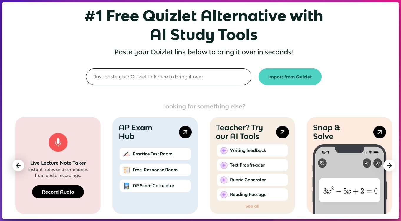 7 Best Quizlet Alternatives - Free and Paid Tools [2025]