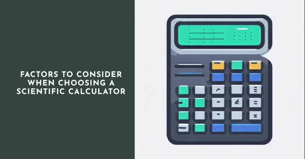 Factors To Consider When Choosing a Scientific Calculator