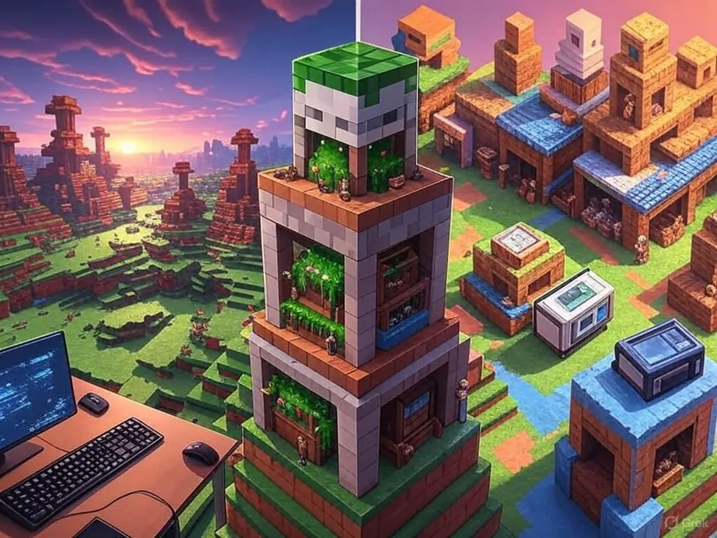 Minecraft Java vs Bedrock