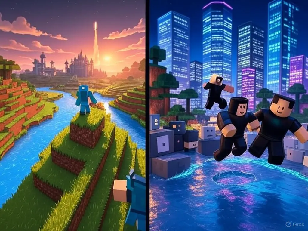 Minecraft vs Roblox Graphics and Visual Appeal
