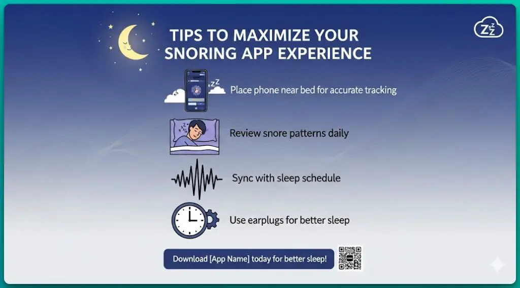 Tips to Maximize Your Snoring App Experience