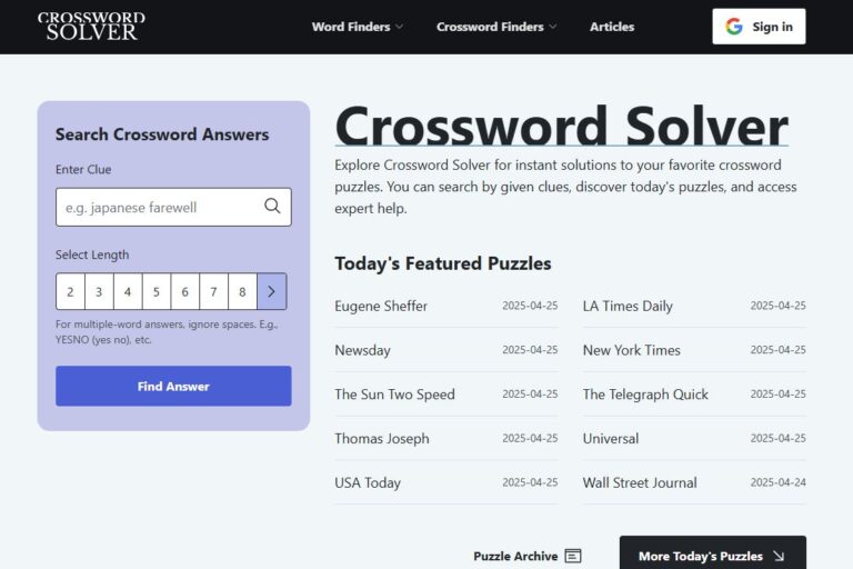 7 Best Crossword Solvers Tool For Every Challenge 2025 7 Best Crossword Solvers Tool For Every Challenge 2025
