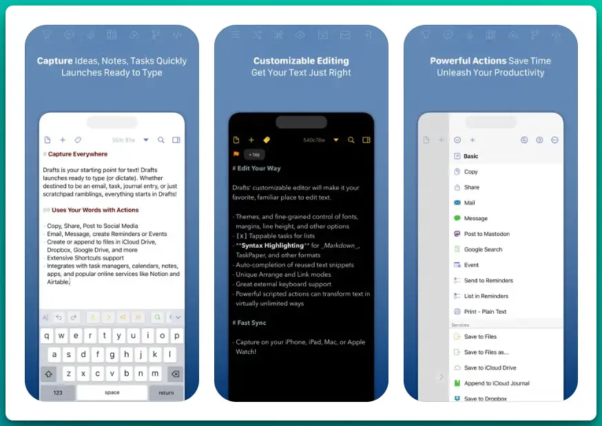 Best Text Editors For iPhone and iPad 1