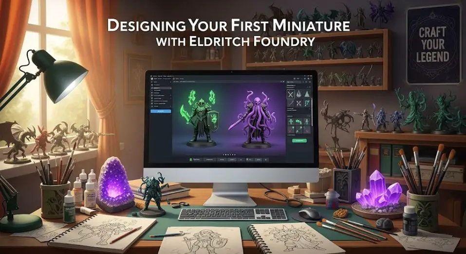 Designing Your First Miniature with Eldritch Foundry
