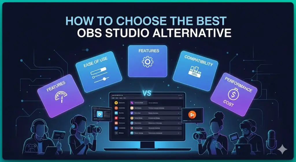 How to Choose the Best OBS Studio Alternative for Your Needs