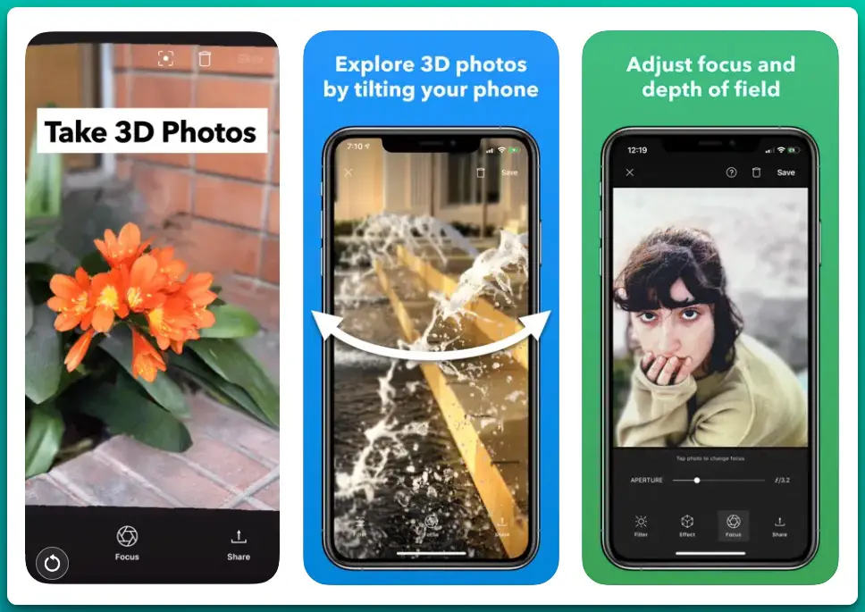 Interactive Depth Capture in the Best 3D Photo Apps