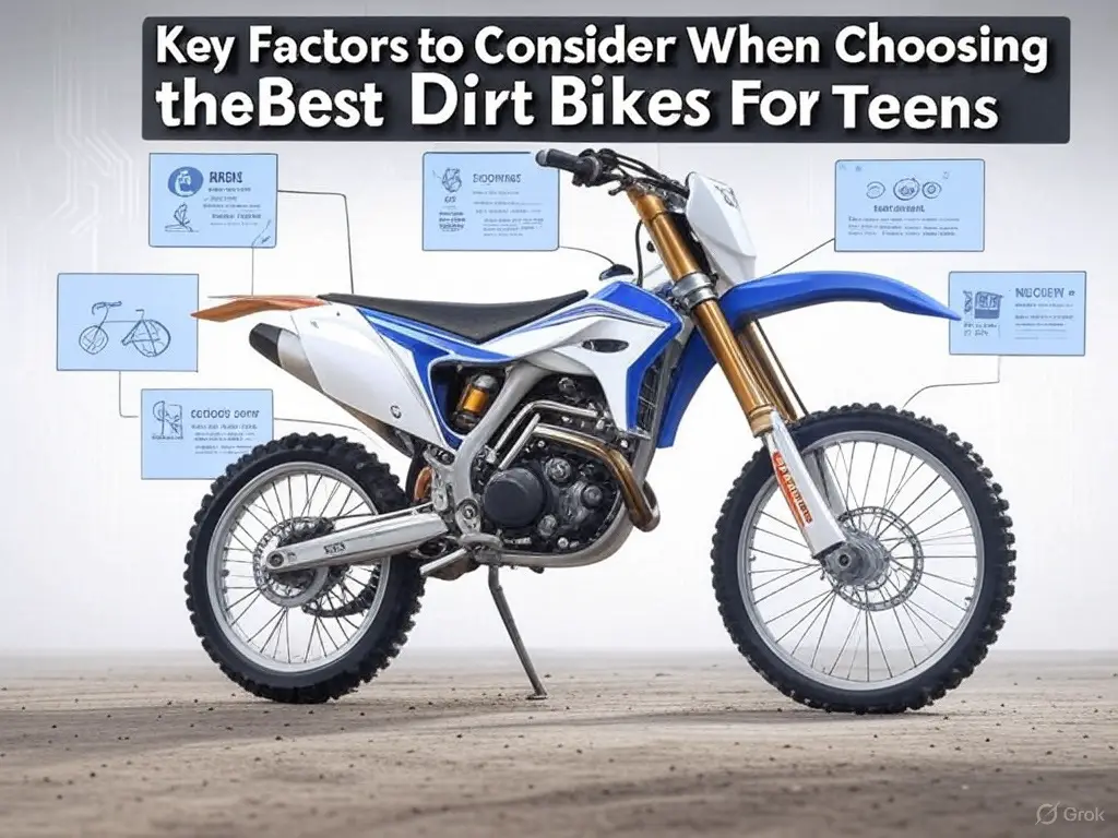 Key Factors to Consider When Choosing the Best Dirt Bikes for Teens