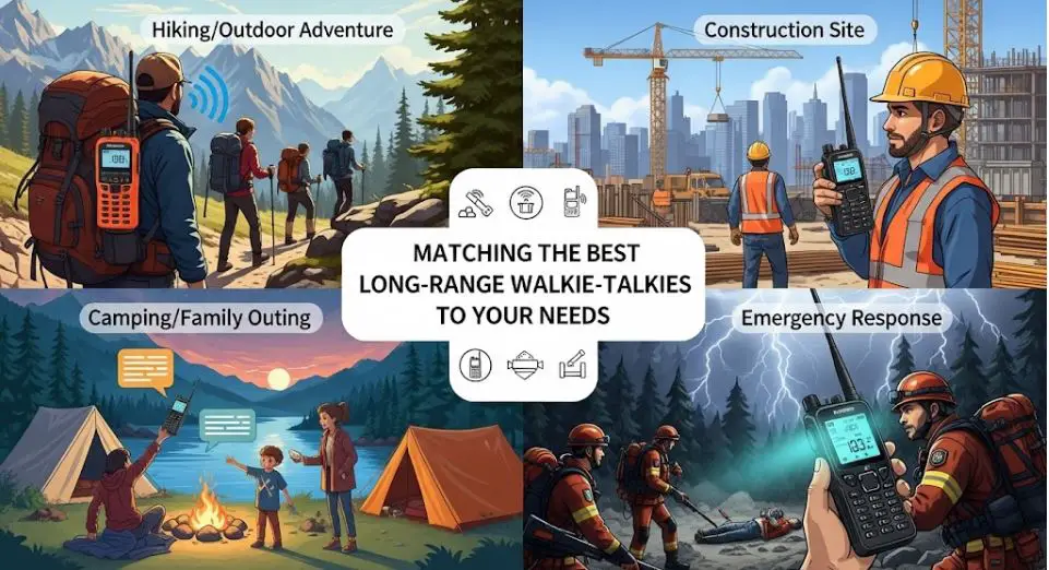 Matching the Best Long-Range Walkie-Talkies to Your Needs