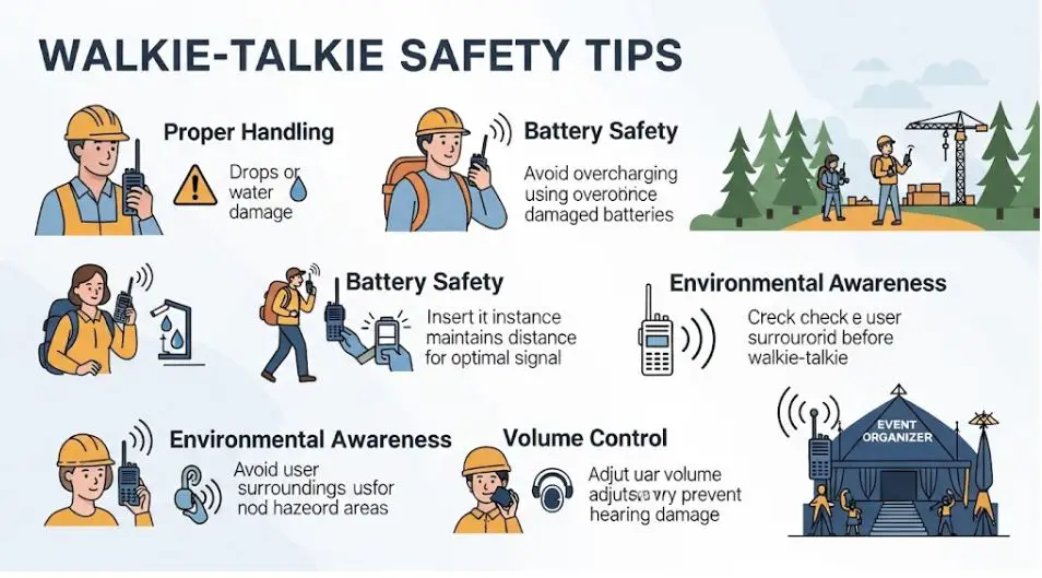 Safety Considerations for Using Walkie-Talkies