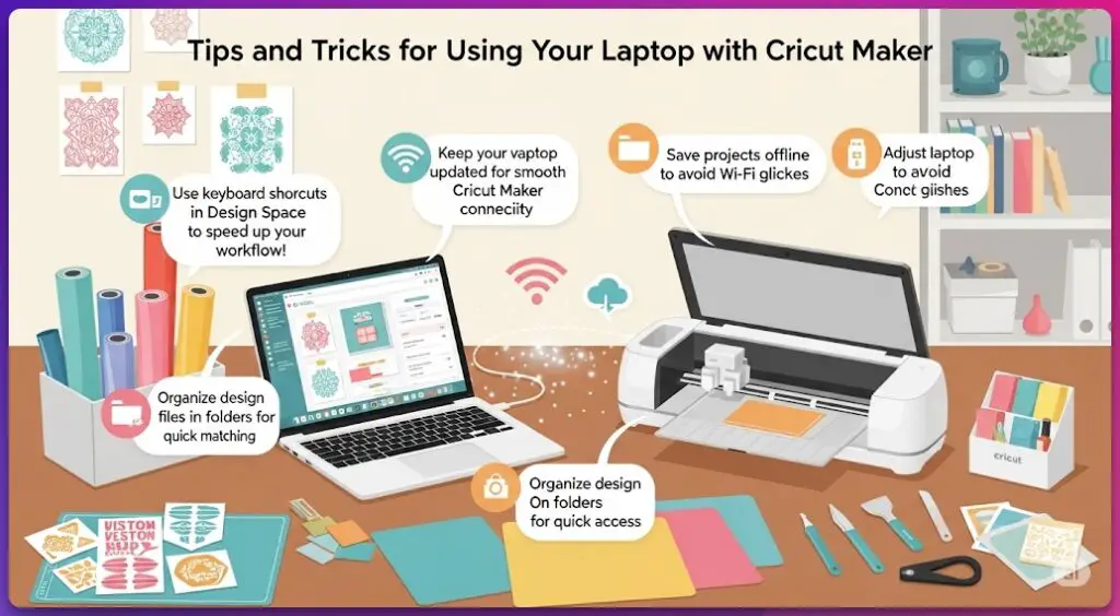 Tips and Tricks for Using Your Laptop with Cricut Maker